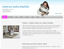 Tablet Screenshot of hotelmazlicek.cz